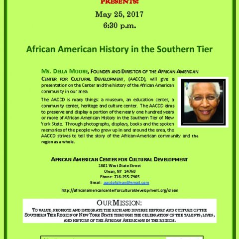African American History In the Southern Tier