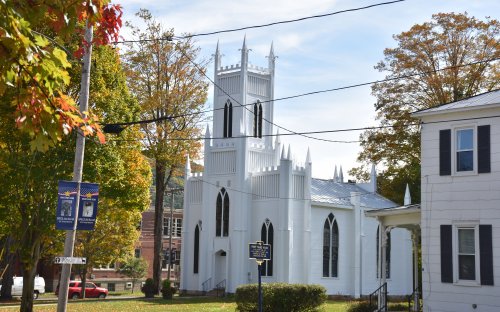 St. John's Episcopal Church of Ellicottville taken in October 2023