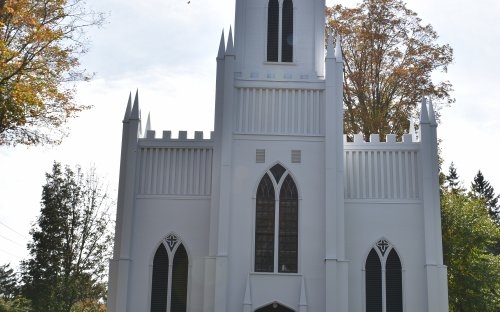 St. John's Episcopal Church of Ellicottville taken in October 2023 