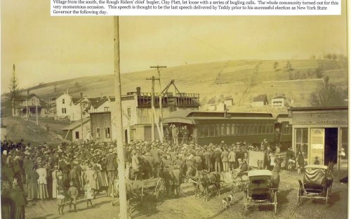 Roosevelt's visit to Village of Cattaraugus