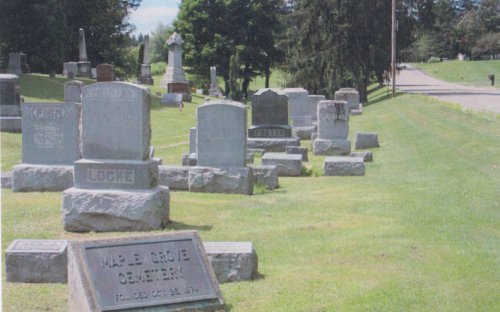 Maple Grove Cemetery in Machias 1