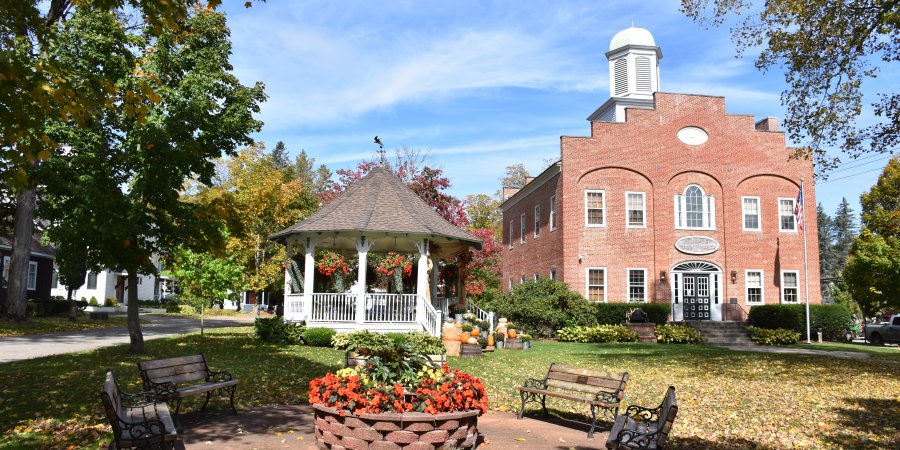 Ellicottville Town Hall in October 2023