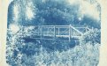 Skinner Hollow Bridge in Otto - c1910 cyanotype