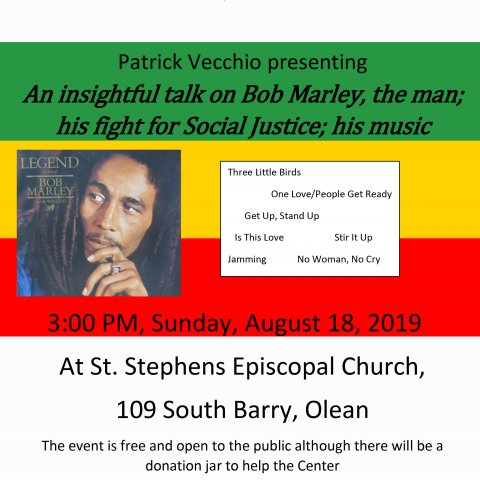 Bob Marley presentation for the African American Center