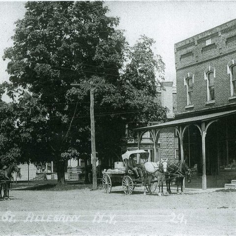 Allegany Area Historical Association presents businesses along Main St.