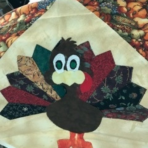 Leon Historical Society Turkey Table Runner Quilt Class 2018