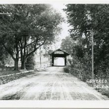 Postcard photo of Covered Bridge