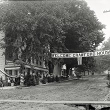 Otto July 1909 - Crawford House at base of East Hill on Main Street