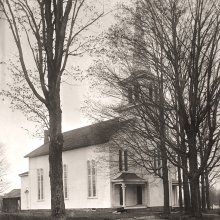 Otto Congregational Church at top of East Hill - now the Medora Ball History Museum