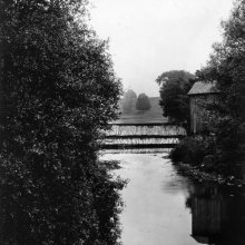 Browns lof dam on the south branch of the Cattaraugus Creek c1906