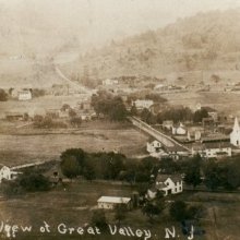 Birdseye view of Great Valley from the Neal Eddy Collection