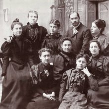 Academic class of 1890 with Professor J.L. Walthart