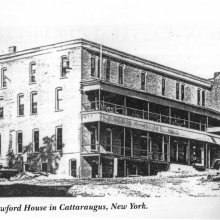 Crawford House still standing in 2014, Cattaraugus, NY