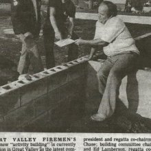 Planned firemans building from Margaret Beeles Ludwig Collection