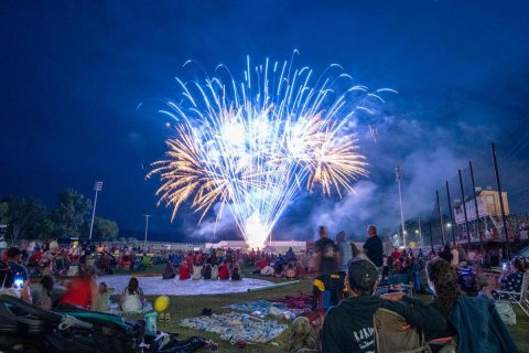 Olean Fireworks at Bradner Stadium