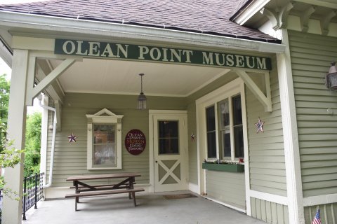 Olean Point Museum Sign