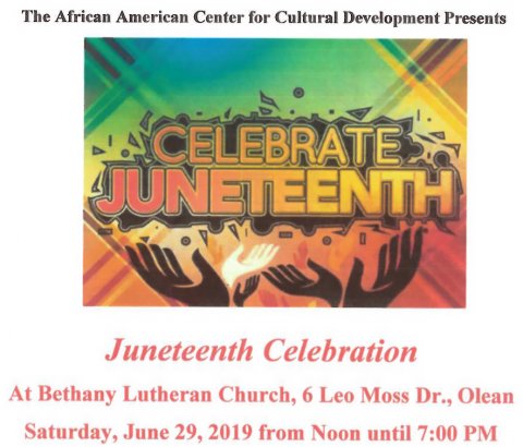 Juneteenth Celebration in Olean 2019