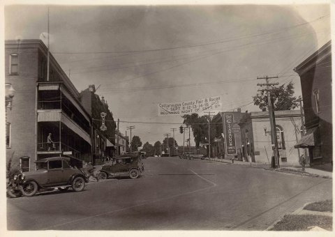  main_street_-_banner_for_cattaraugus_county_fair