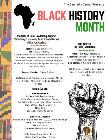 Black History Month at SBU