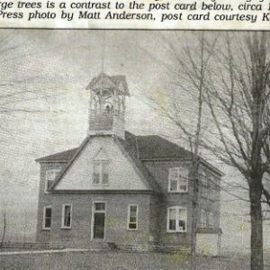 Post card photo of Great Valley School 